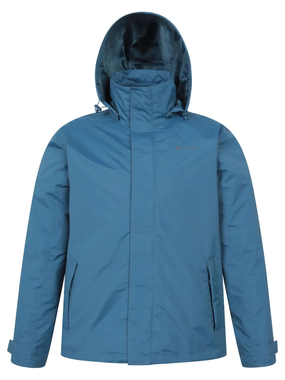 Mountain Warehouse Blue Marl Mens Fell 3-In-1 Water Resistant Jacket