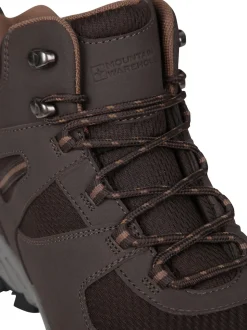Mountain Warehouse Brown Mens Wide Fit Mcleod Boots