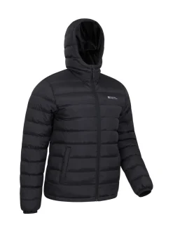 Mountain Warehouse Charcoal Black Seasons II Mens Water Resistant Padded Jacket