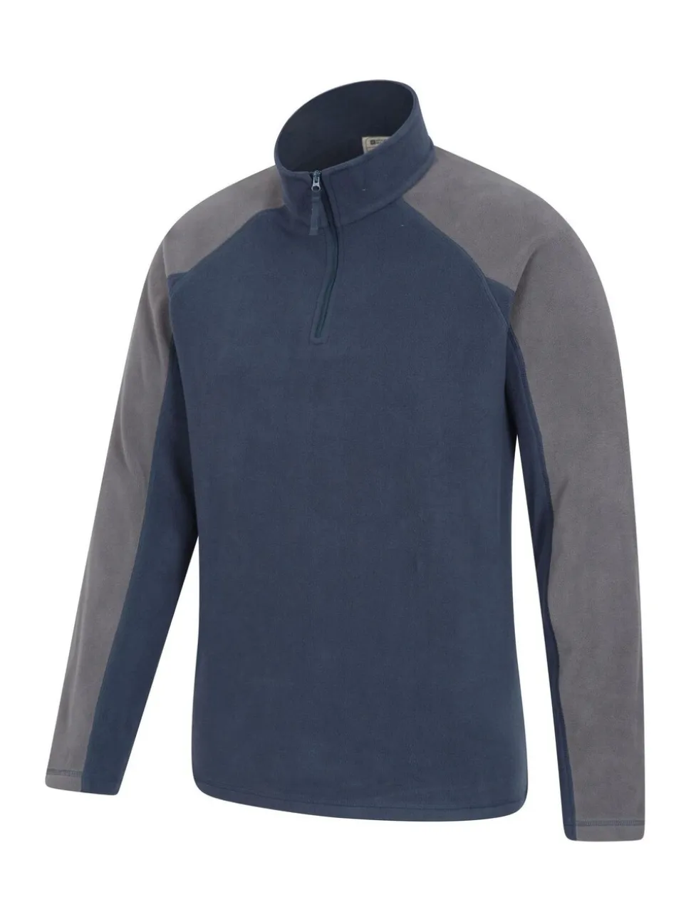 Mountain Warehouse Dark Blue Mens Ashbourne II Half Zip Fleece