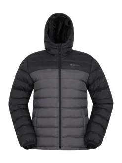 Mountain Warehouse Dark Grey Seasons II Mens Water Resistant Padded Jacket