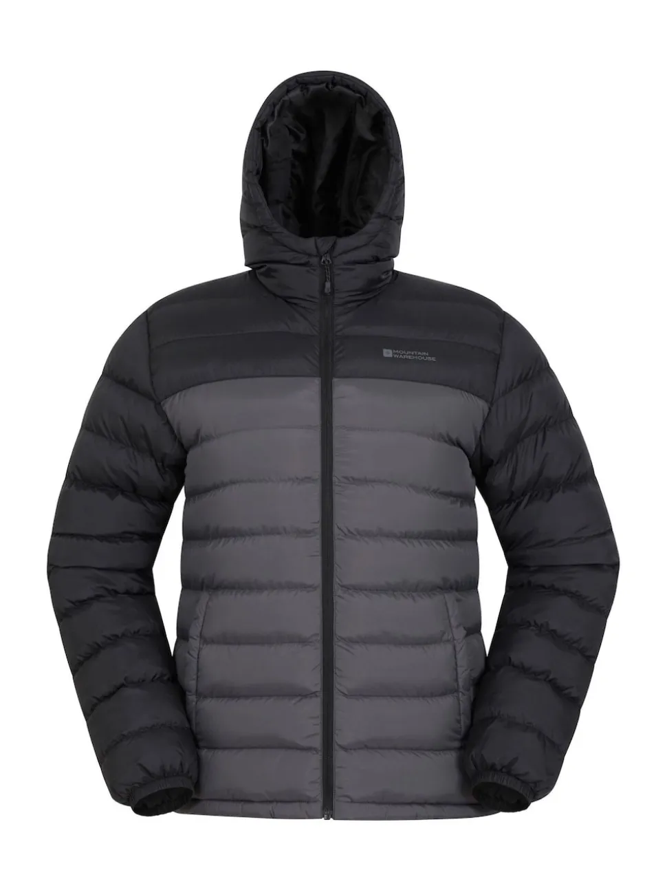 Mountain Warehouse Dark Grey Seasons II Mens Water Resistant Padded Jacket