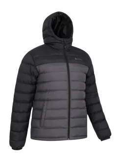 Mountain Warehouse Dark Grey Seasons II Mens Water Resistant Padded Jacket