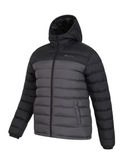 Mountain Warehouse Dark Grey Seasons II Mens Water Resistant Padded Jacket