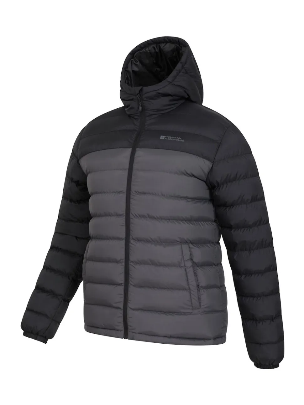 Mountain Warehouse Dark Grey Seasons II Mens Water Resistant Padded Jacket