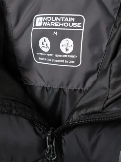 Mountain Warehouse Dark Grey Seasons II Mens Water Resistant Padded Jacket