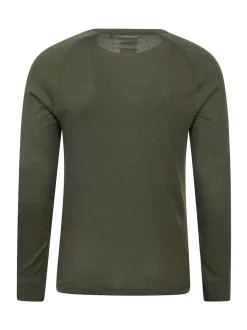 Mountain Warehouse Green Talus Mens Thermal Top & Joggers Set