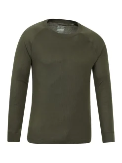 Mountain Warehouse Green Talus Mens Thermal Top & Joggers Set