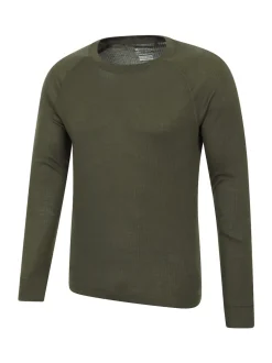Mountain Warehouse Green Talus Mens Thermal Top & Joggers Set