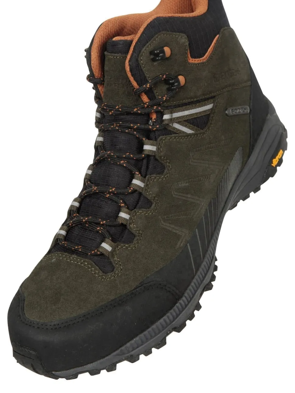 Mountain Warehouse Green Extreme Rockies Mens Waterproof Walking Boots