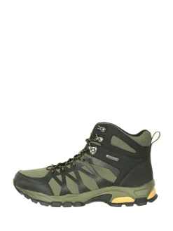 Mountain Warehouse Green Mens Trekker II Waterproof Softshell Walking Boots