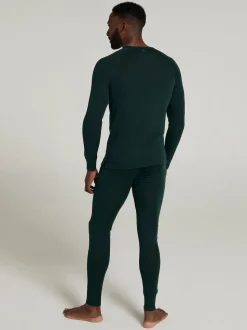 Mountain Warehouse Green Merino Mens Round Neck Thermal Top