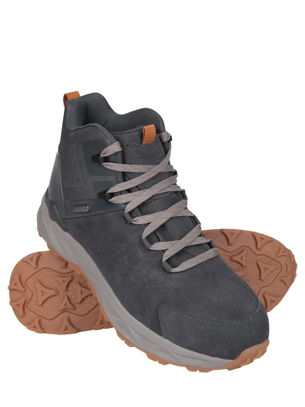 Mountain Warehouse Grey Hawthorn Mens Waterproof Casual Boots