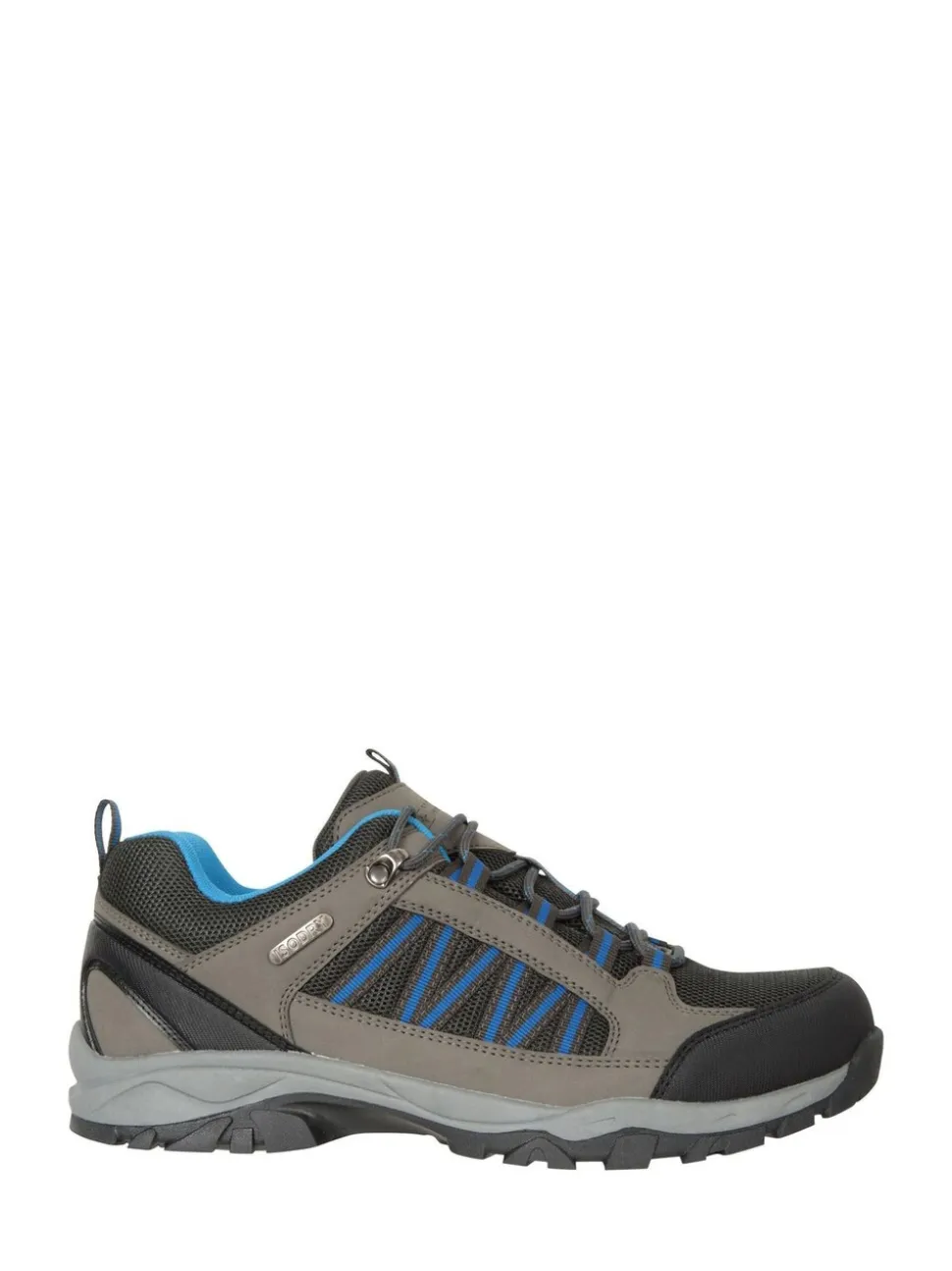 Mountain Warehouse Grey Mens Path Waterproof Outdoor Walking Shoes