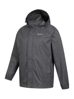 Mountain Warehouse Grey Pakka Mens Waterproof Jacket