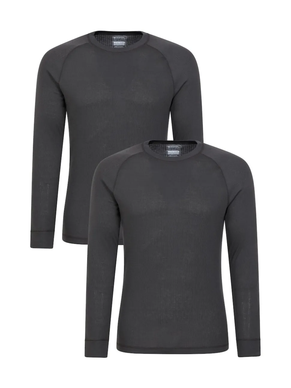 Mountain Warehouse Grey Talus Mens Thermal Tops 2 Pack