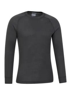 Mountain Warehouse Grey Talus Mens Round Neck Thermal Top