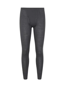 Mountain Warehouse Light Black Mens Merino II Thermal Baselayer Joggers