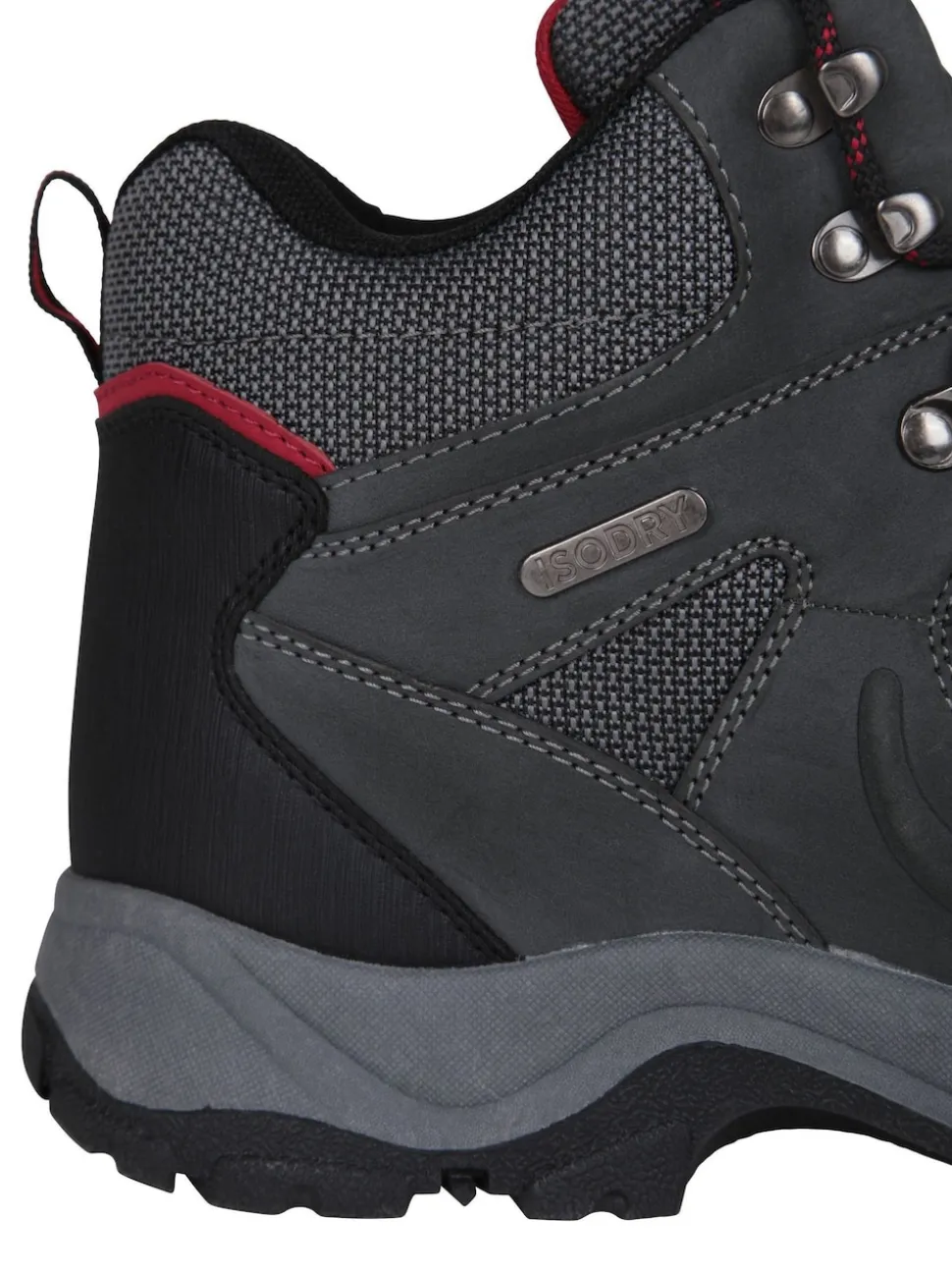 Mountain Warehouse Light Grey Adventurer Mens Waterproof Walking Boots