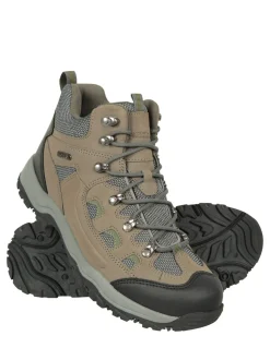 Mountain Warehouse Light Green Adventurer Mens Waterproof Walking Boots