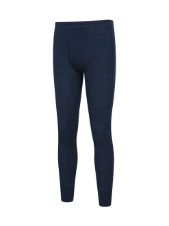 Mountain Warehouse Navy Blue Mens Merino II Thermal Baselayer Joggers