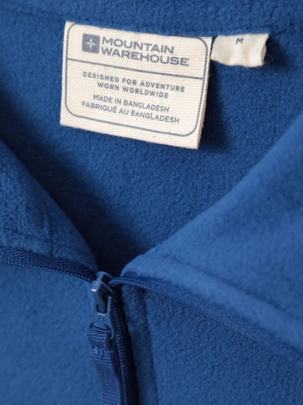 Mountain Warehouse Navy Blue Mens Ashbourne II Half Zip Fleece