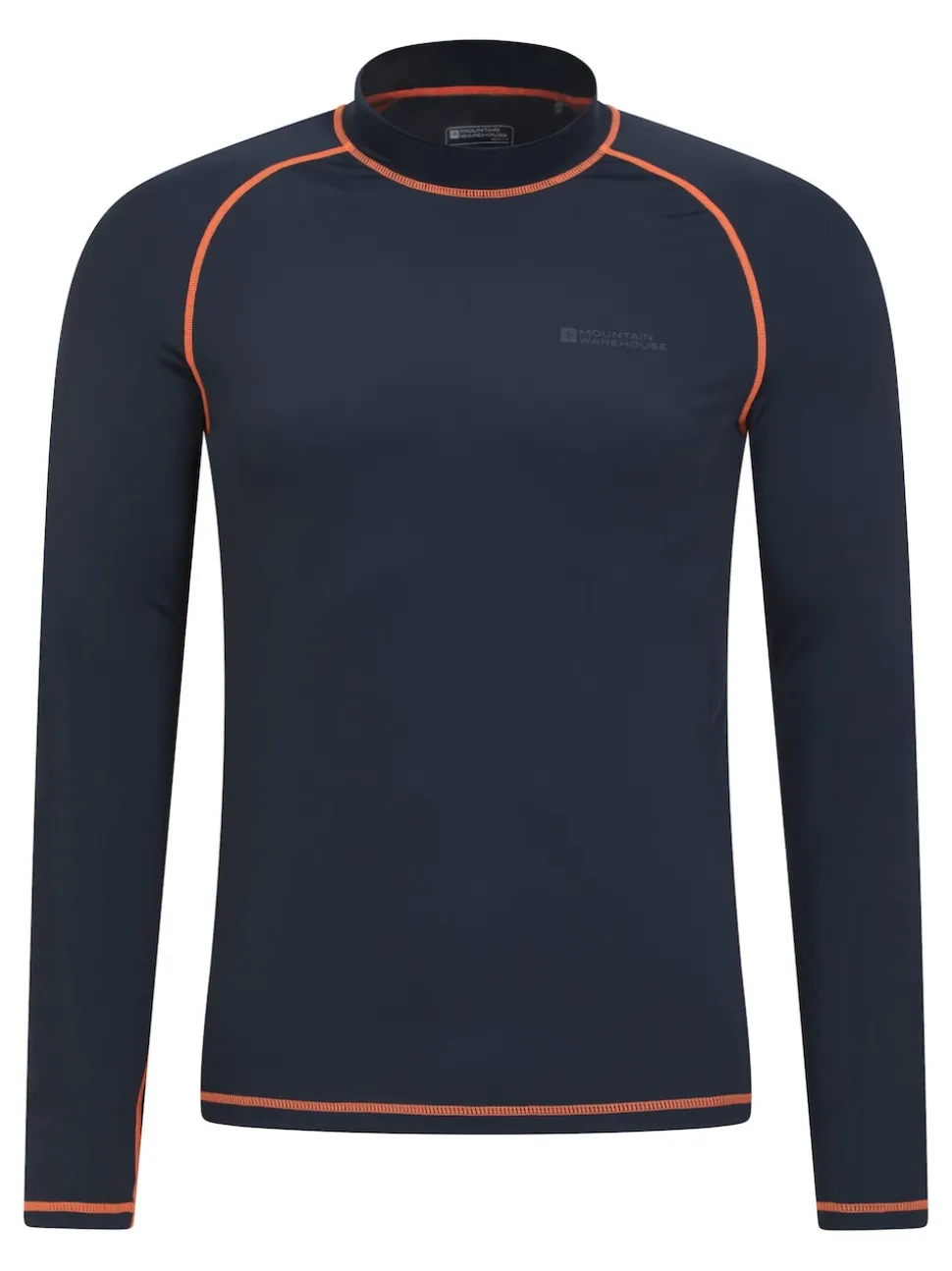 Mountain Warehouse Navy Blue Mens Long Sleeve Rash Vest