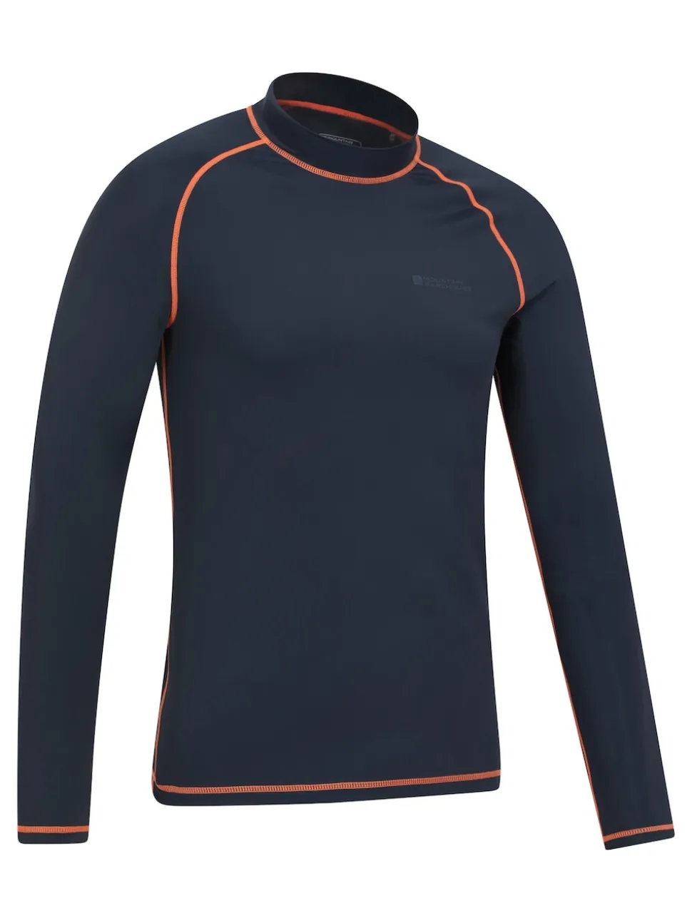 Mountain Warehouse Navy Blue Mens Long Sleeve Rash Vest