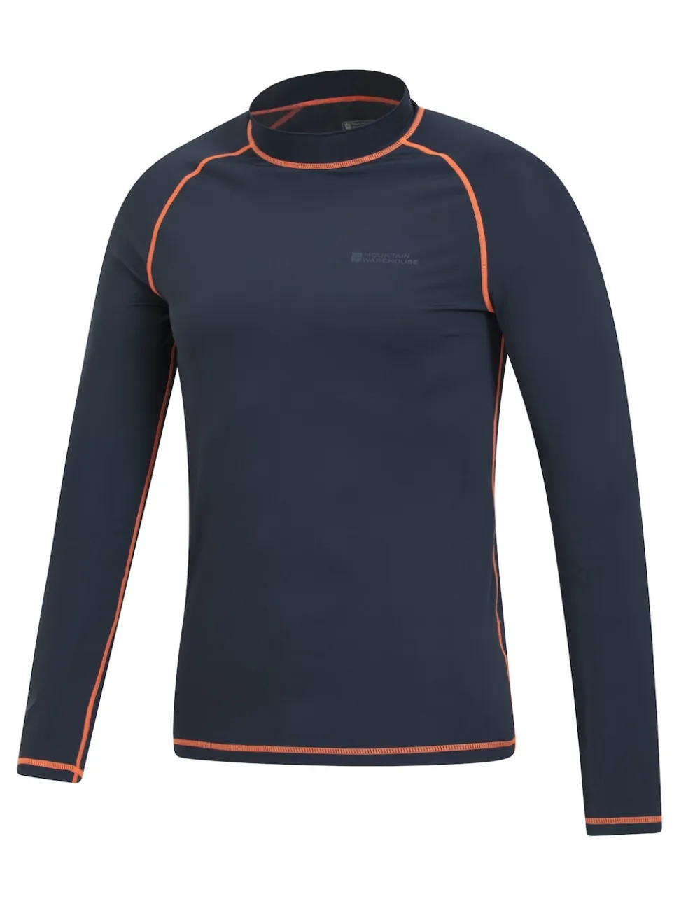 Mountain Warehouse Navy Blue Mens Long Sleeve Rash Vest