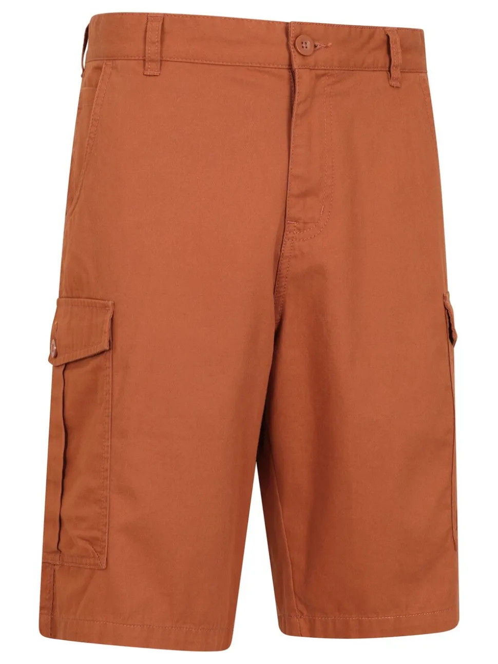 Mountain Warehouse Orange Mens Lakeside Cargo 100% Cotton Shorts