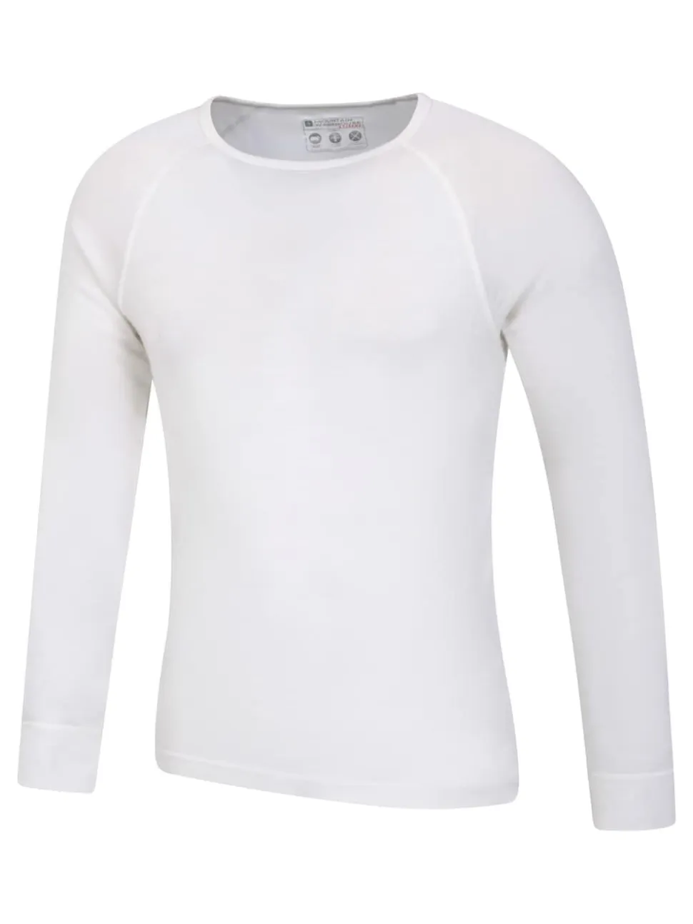 Mountain Warehouse White Merino Mens Round Neck Thermal Top