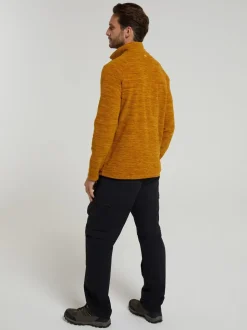 Mountain Warehouse Yellow Mens Snowdon Micro Fleece
