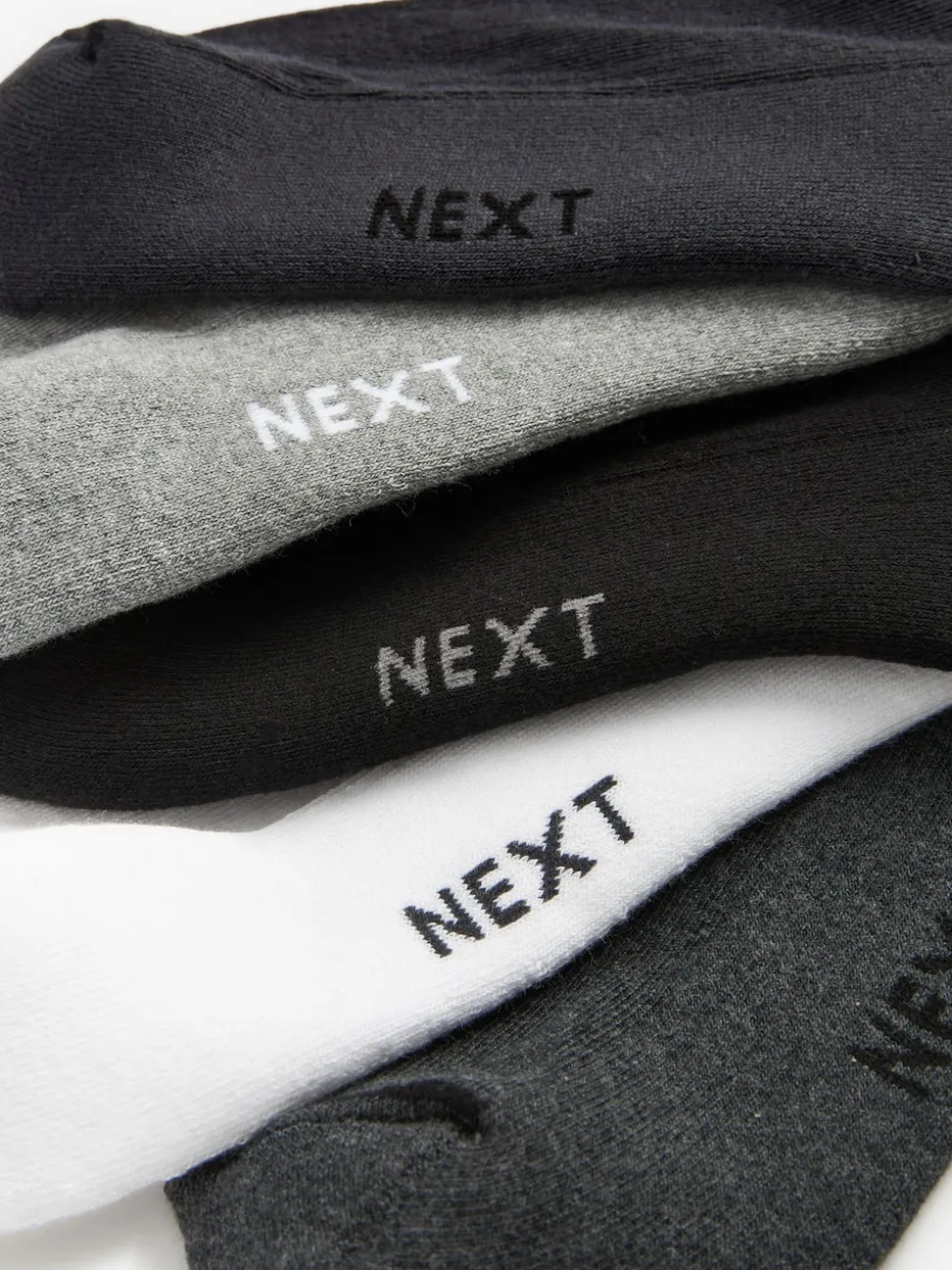 Multi 5 Pack Cushioned Mid Trainer Socks