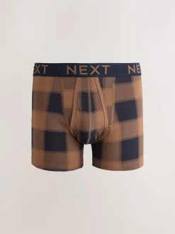Multi Check Print A-Front Boxers