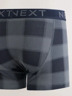 Multi Check Print A-Front Boxers