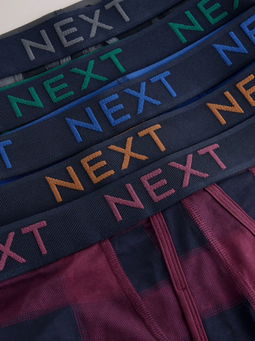 Multi Check Print A-Front Boxers