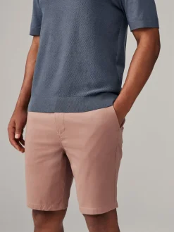 Multi Pastel Slim Fit Stretch Chino Shorts 4 Pack