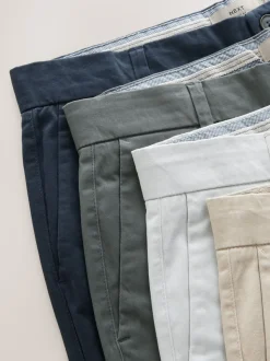 Multi Skinny Fit Stretch Chino Shorts 4 Pack