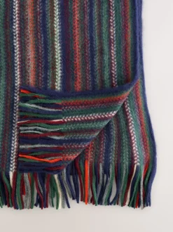 Multicolour Stripe Knitted Scarf