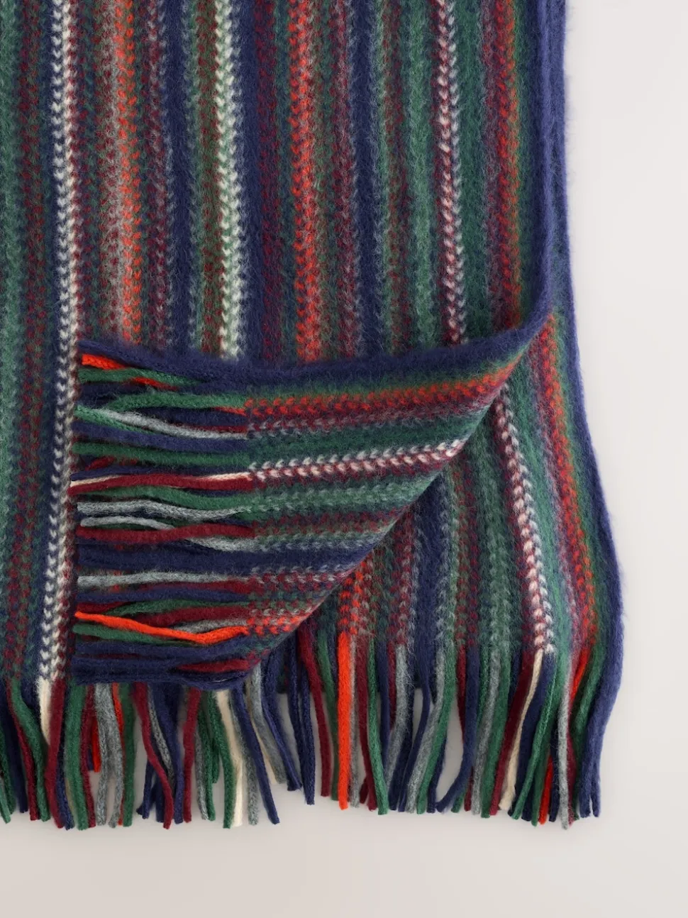 Multicolour Stripe Knitted Scarf