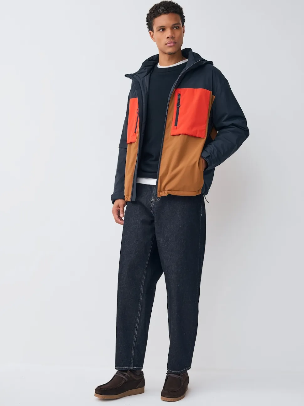 Multicolour ThermoGen Shower Resistant Wadded Jacket