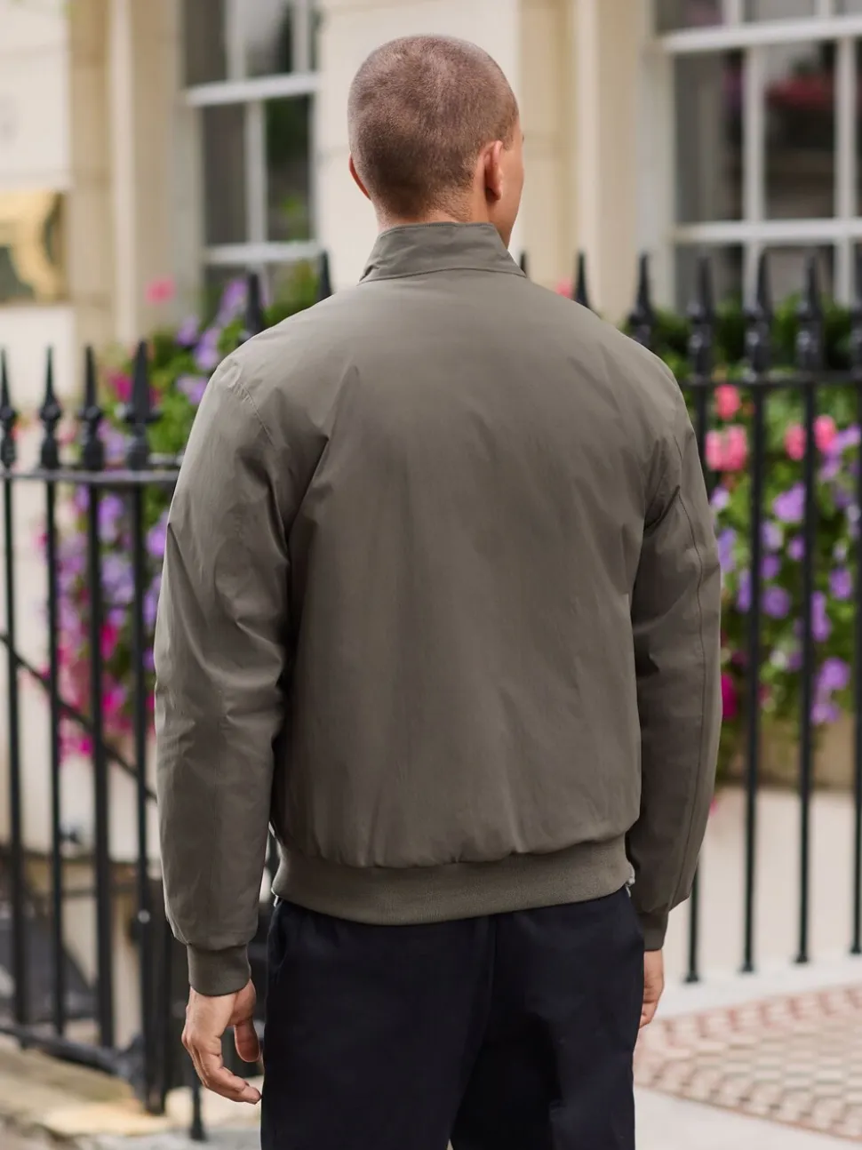 Mushroom Brown DryTech Waterproof Harrington Jacket