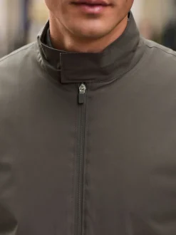 Mushroom Brown DryTech Waterproof Harrington Jacket