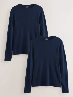 Navy 2 Pack Thermogen Long Sleeve Top