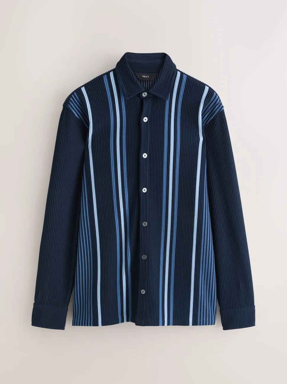 Navy Blue / White Stripe Short Sleeve Jersey Shirt