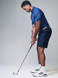 Navy Blue Active Golf Shorts