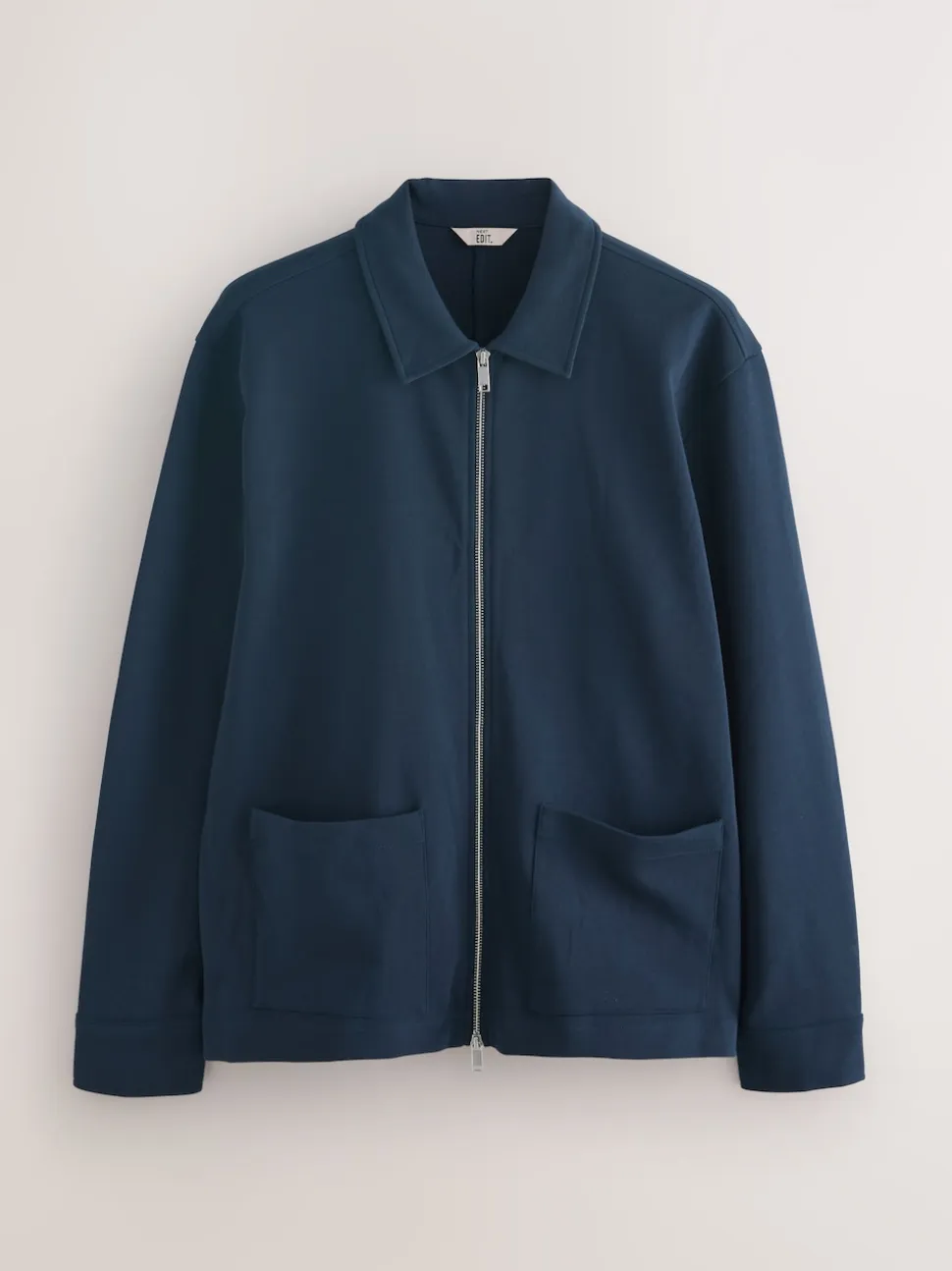 Navy Blue EDIT Long Sleeve Shacket