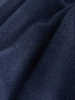 Navy Blue Fleece Dressing Gown