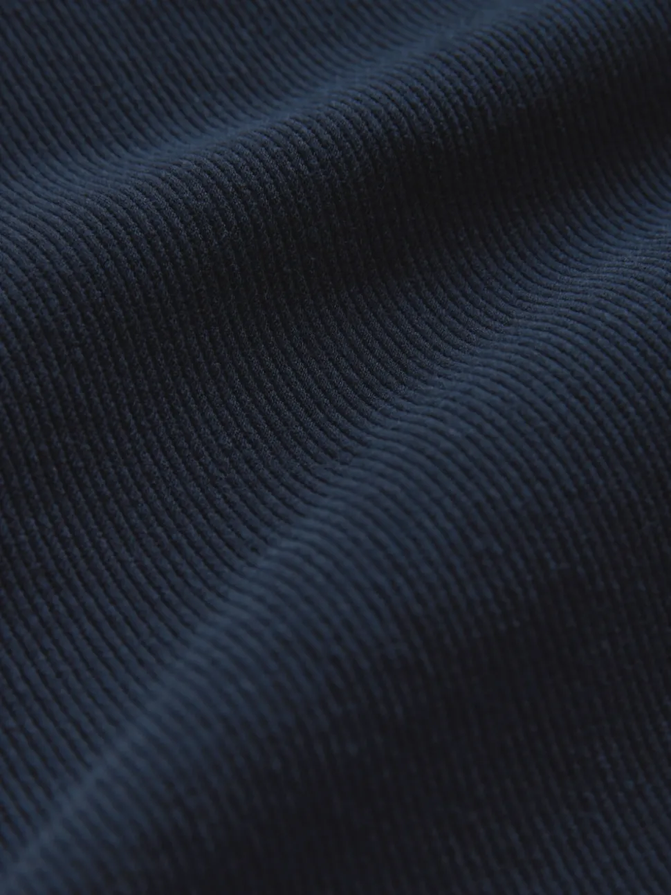 Navy Blue Jersey Twill Popper Shacket