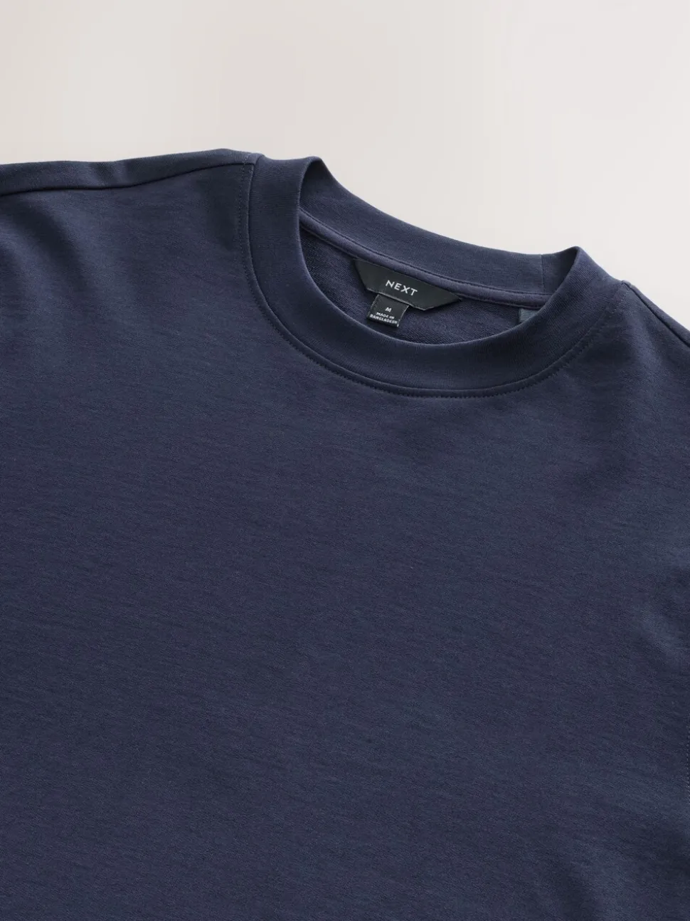 Navy Blue Lightweight Crew Neck Sweatshirt